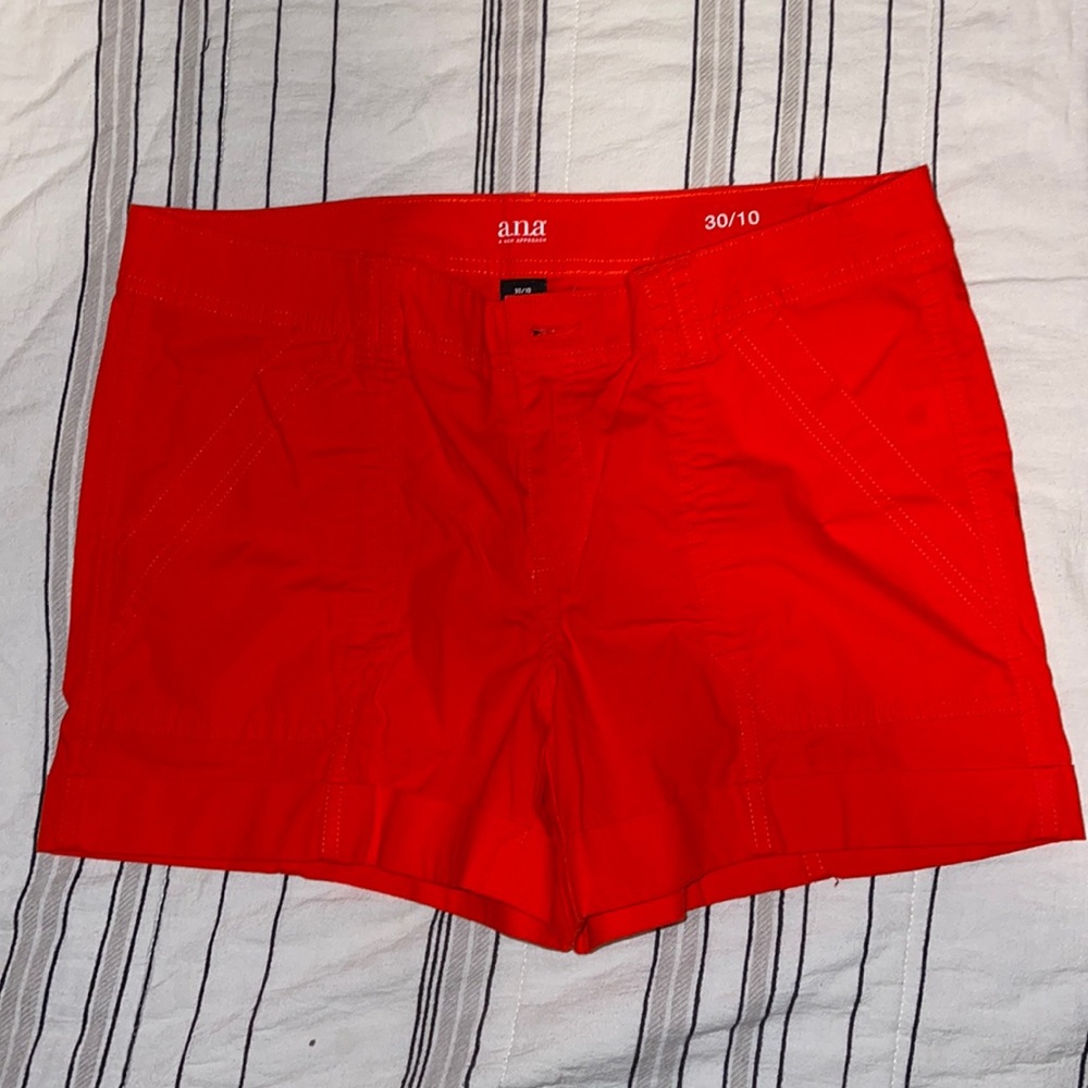 Orange shorts size 10